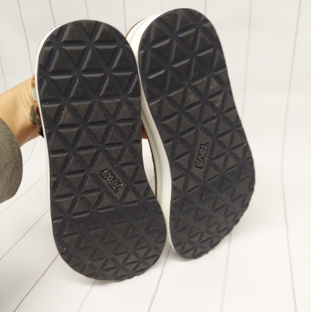 Teva Olive Strap Platform Sandals Shoes - Picture 7 of 16